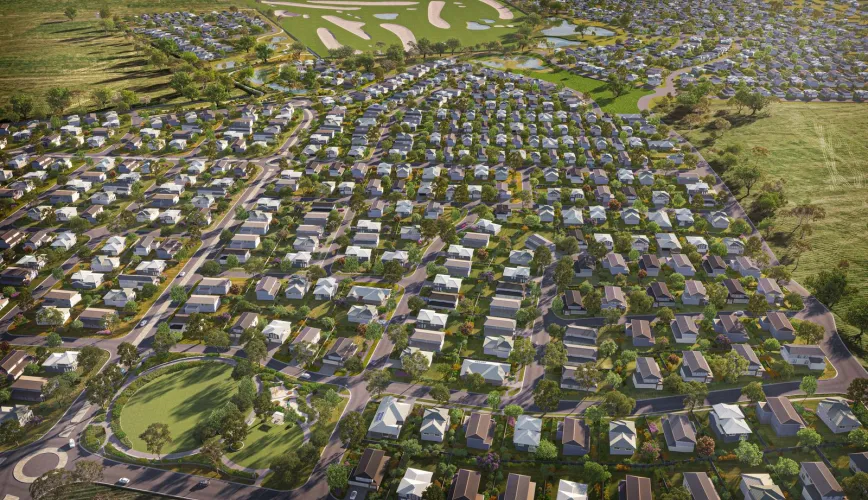 Ashbourne Estate - Moss Vale Aerial