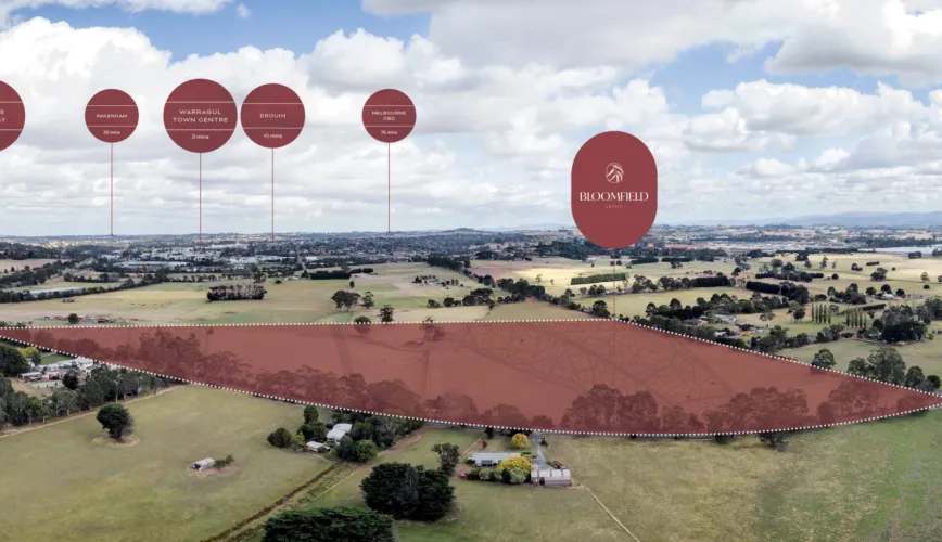 Bloomfield Warragul Estate - Nilm Aerial
