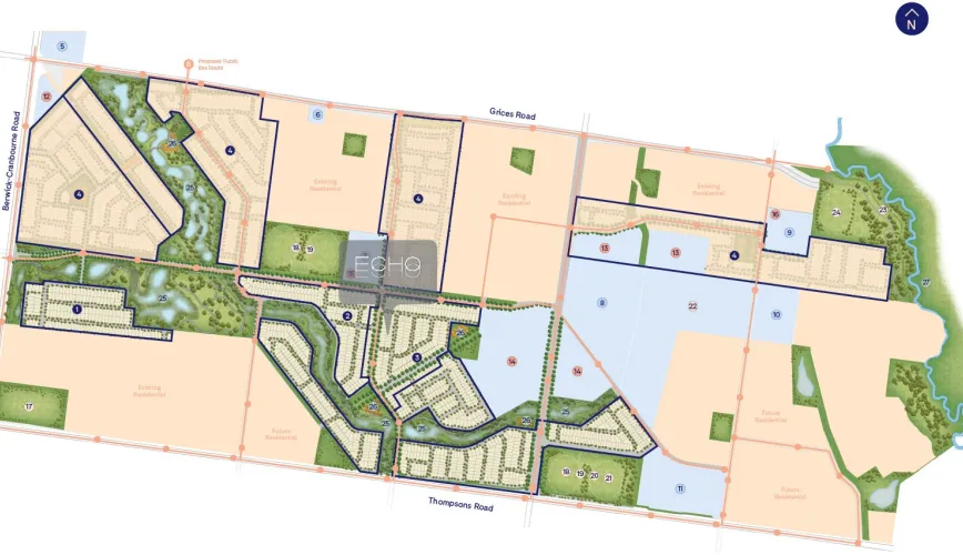Glenvill Homes in Berwick Waters - Spindle Street, Clyde North VIC 3978 - Clyde North