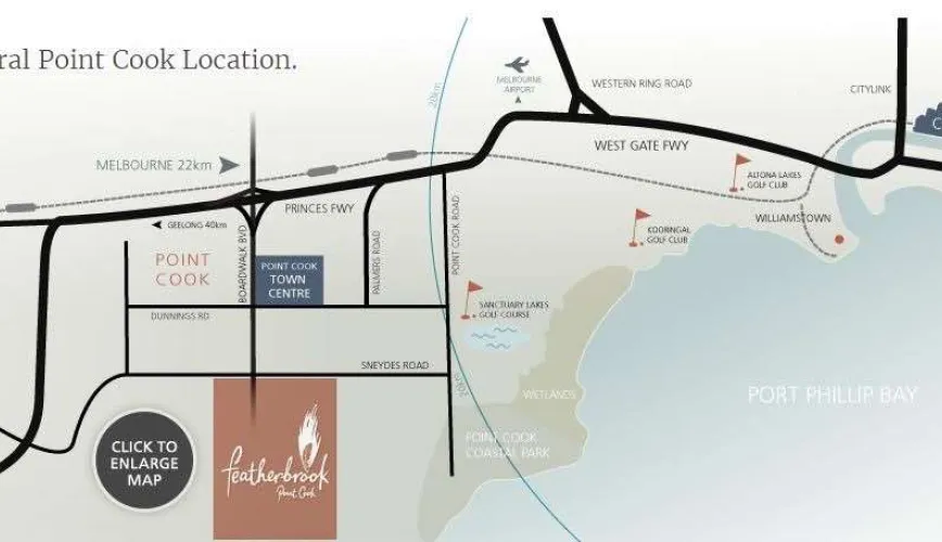 Featherbrook Estate - Point Cook location map