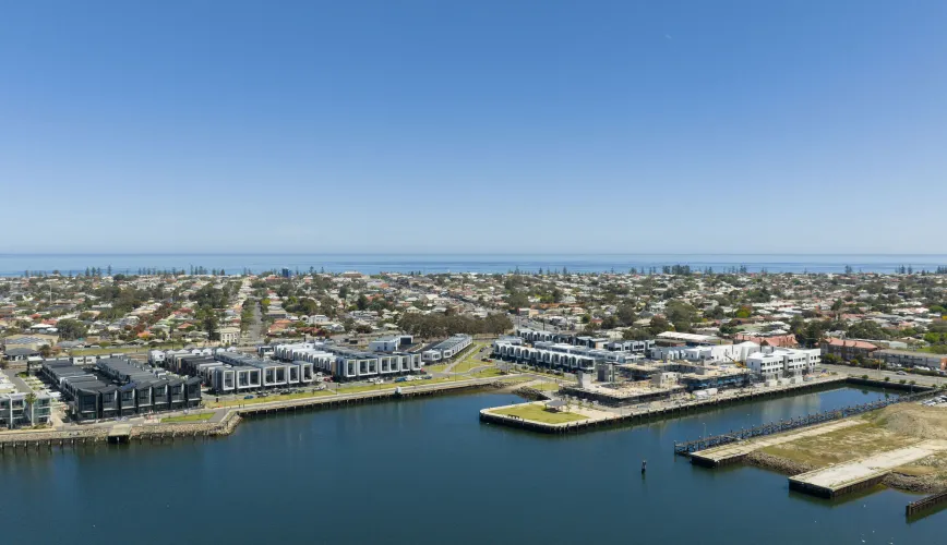 Fletcher's Slip Estate - New Port Aerial