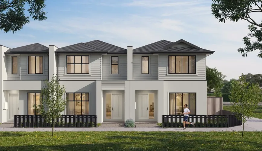 Homebuyers Centre Townhomes at Stockland Evergreen - Indus Walk, Clyde VIC 3978 - Clyde
