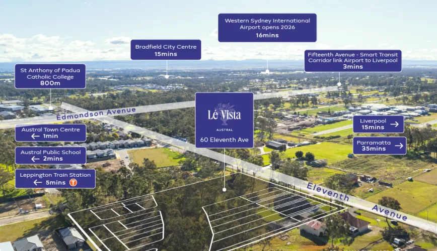 Le Vista Estate - 60 Eleventh Avenue, Austral NSW 2179 - Austral