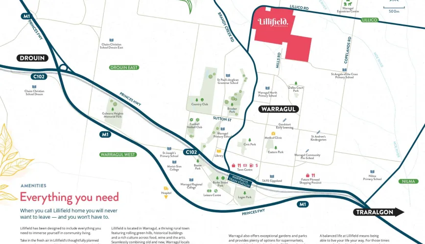 Lillifield Estate - Warragul Amenities