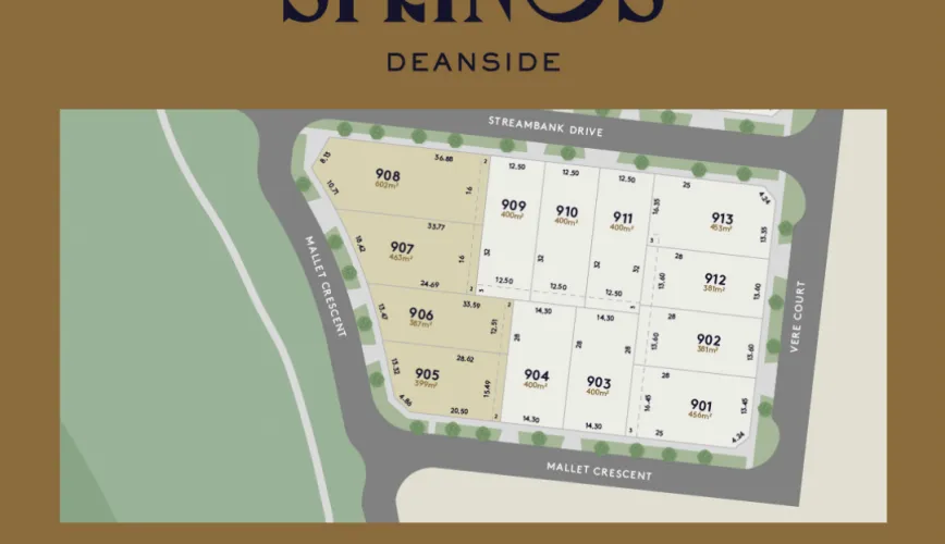 Little Springs Estate - Deansid Release Map