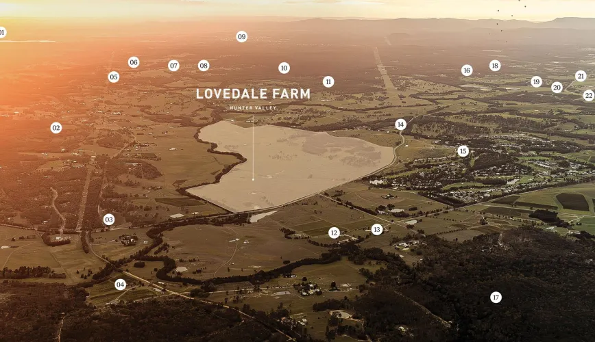 Lovedale Farm Estate - Lovedale Aerial