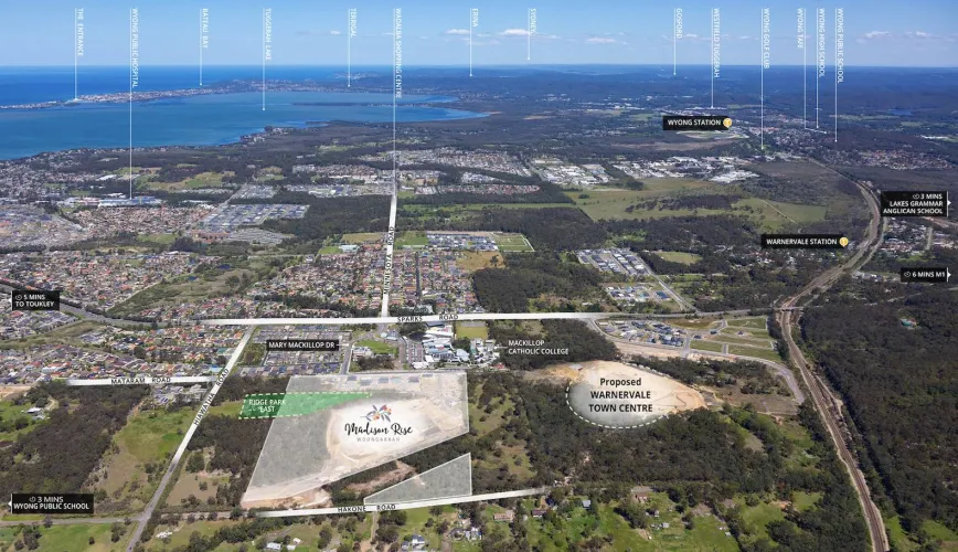 Madison Rise Estate - Woongarrah Aerial
