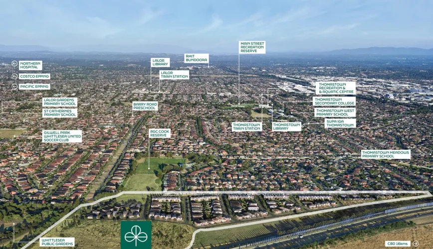 Marran Run Estate - Thomastow Location Map