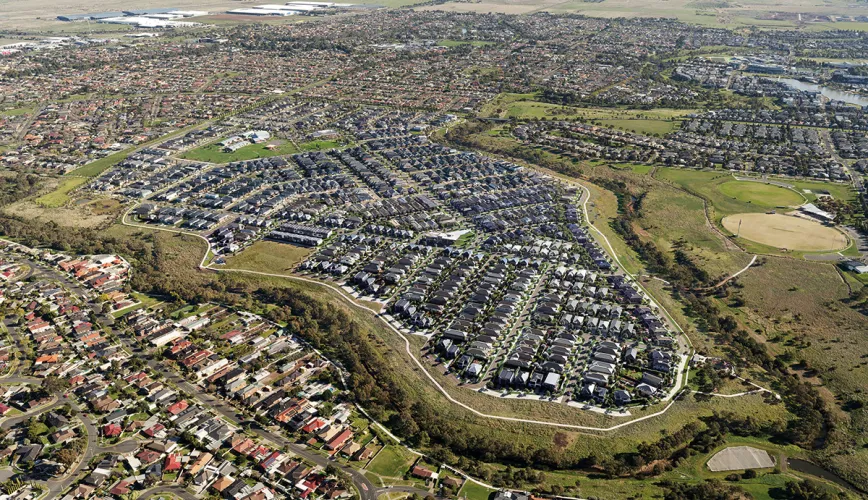 Modeina Estate - Burnsid Aerial