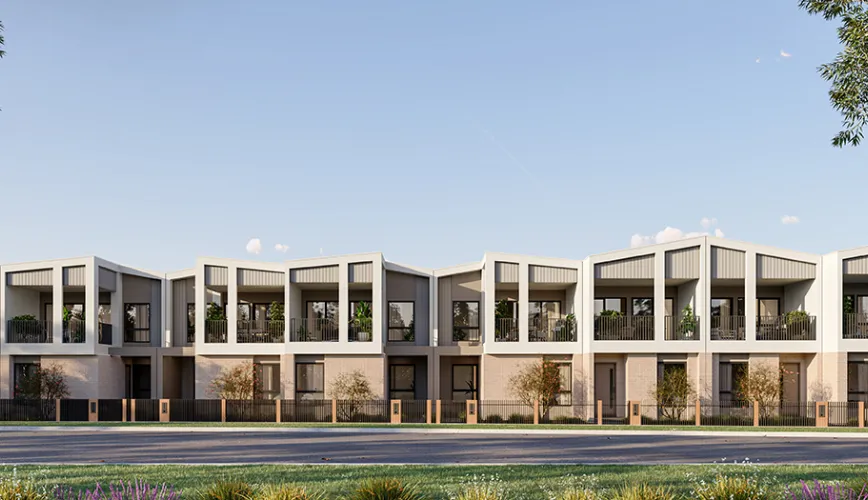 Nostra Townhomes at Stockland Harpley - Werribee Render