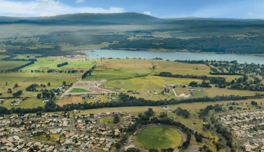 Nth Qtr Estate - Newborough Aerial