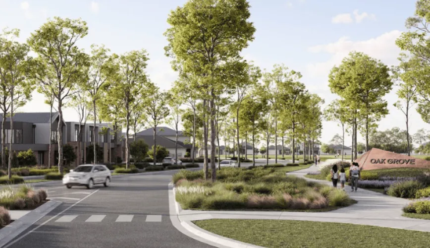 Oak Grove Estate - Clyde North Streetscape