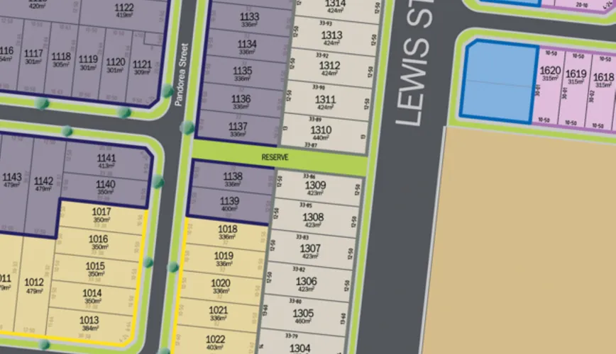 Ooranya Estate - Beveridge Release Map