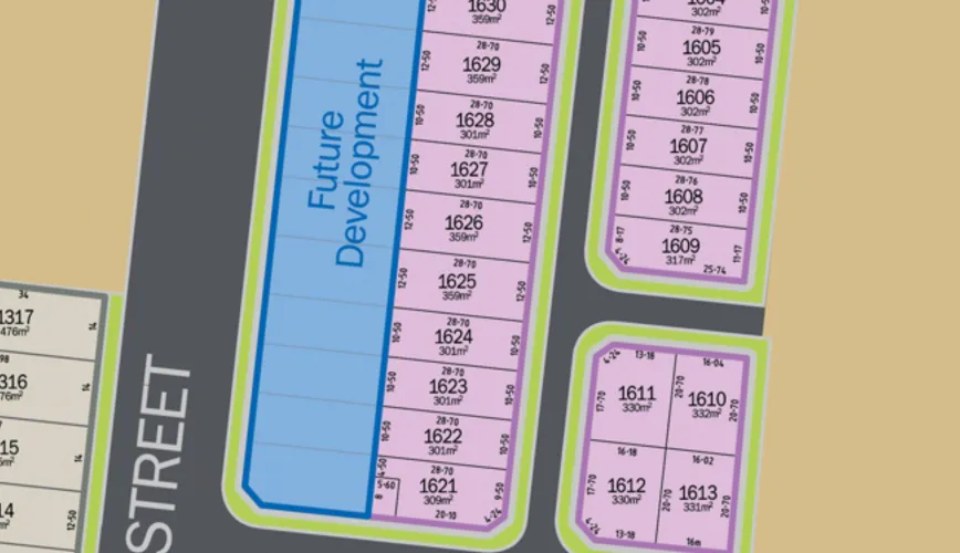 Ooranya Estate - Beveridge Release Map