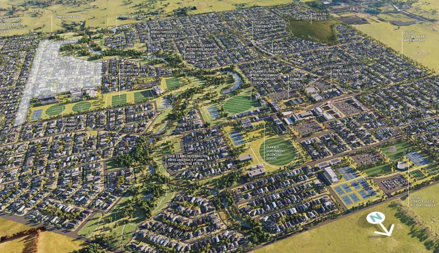 Peppercorn Hill Estate - Donnybrook Aerial