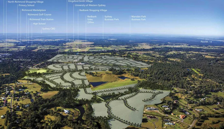 Redbank Estate - North Richmond Aerial