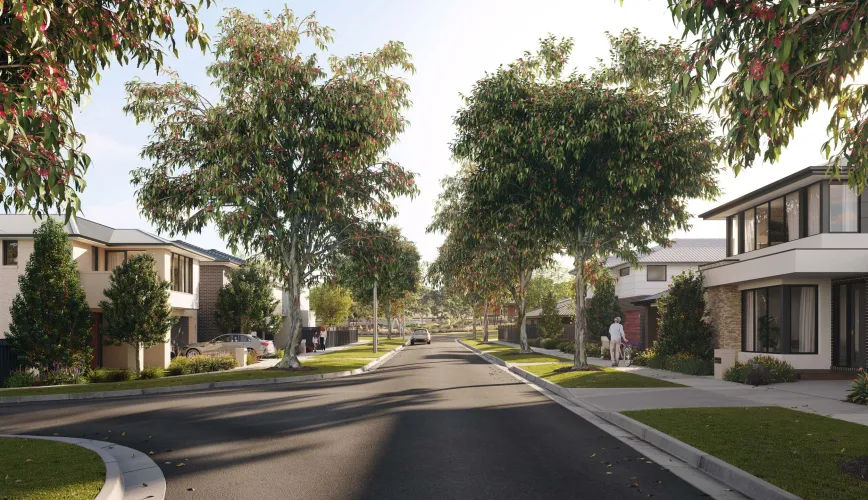 Rockcliffe Estate - Sunbury Render