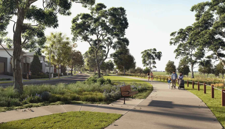 Rockcliffe Estate - Sunbury Render
