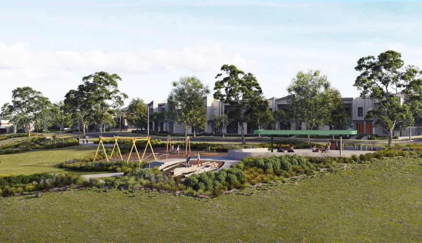 Rockcliffe Estate - Sunbury Render