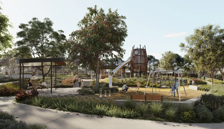 Rockcliffe Estate - Sunbury Render