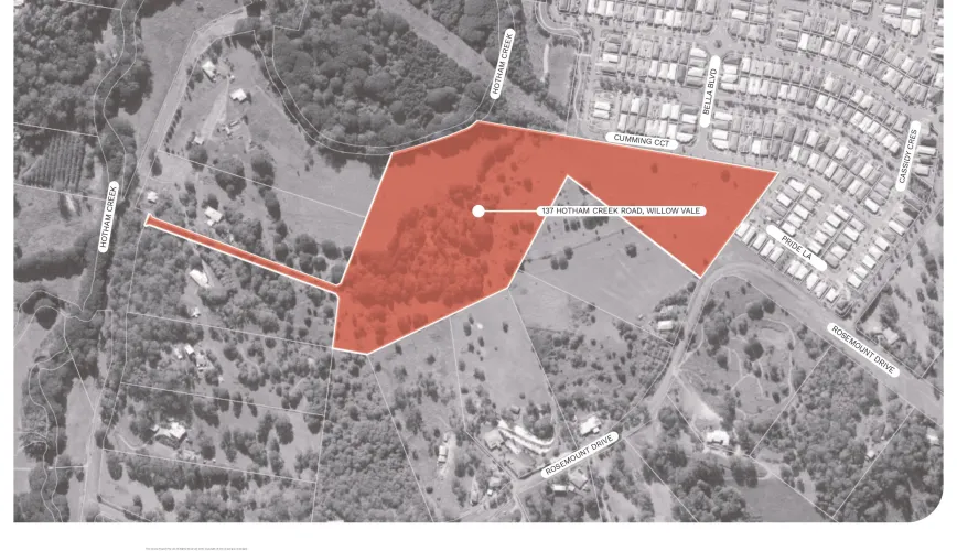 Rosemount Drive - Willow Vale Aerial
