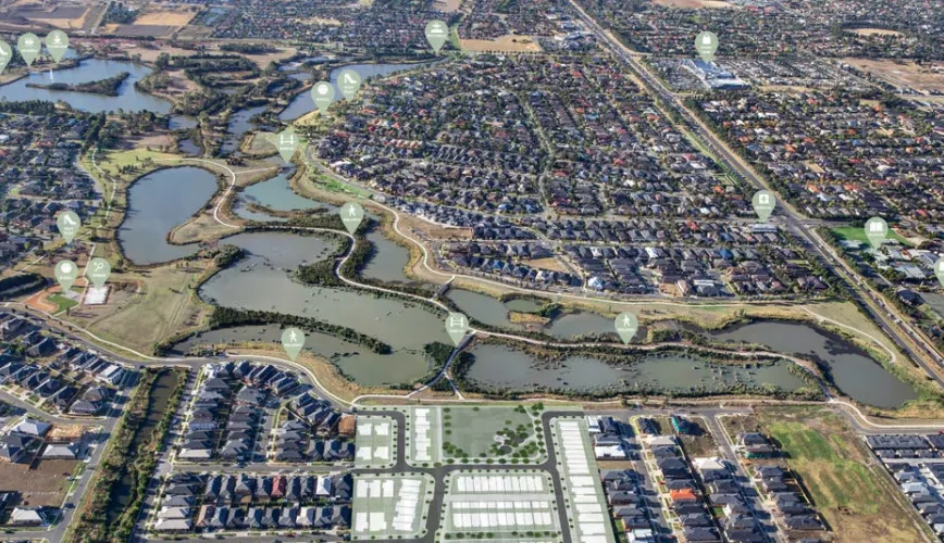 Silverwell Estate - Narre Warren South Aerial