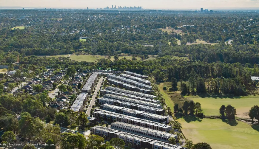 Stockland Oak Place - Wantirn Aerial