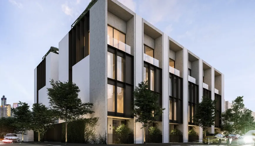 The Bellevue Townhomes - 156-162 Thistlethwaite Street, South Melbourne VIC 3205 - South Melbourne