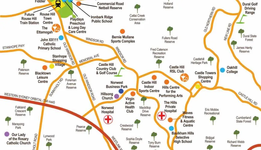 The New Rouse Hill Estate - Windsor Road, Rouse Hill NSW 2155 - Rouse Hill