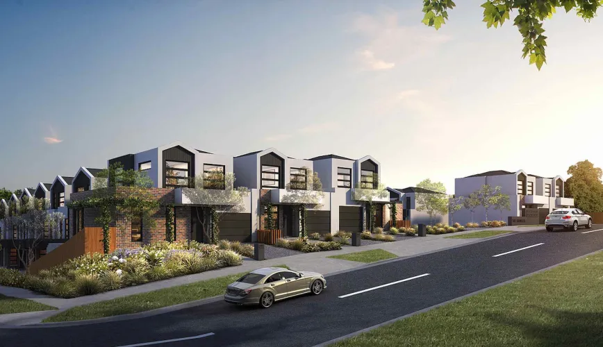 The Stables Townhomes - Kilmore Render