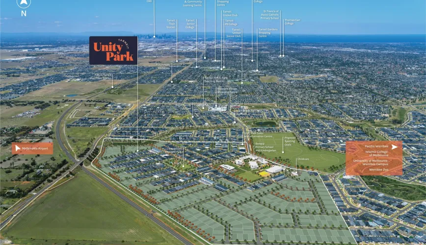 Unity Park Estate - Tarneit Aerial