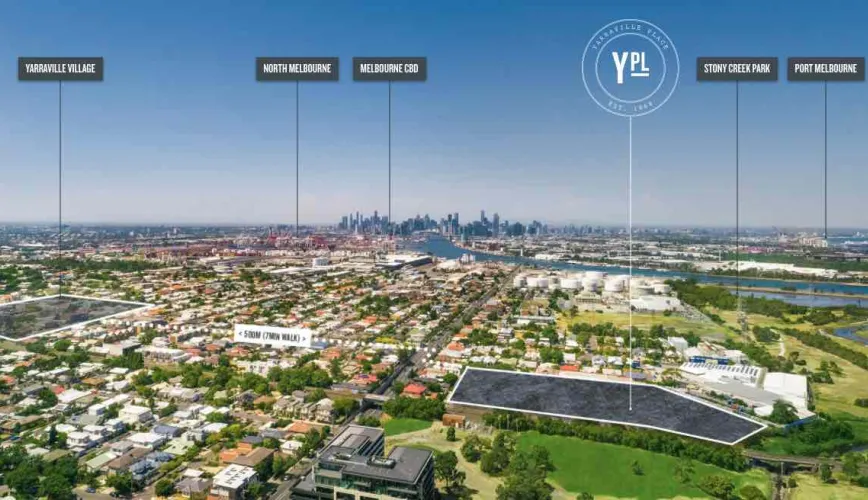 Yarraville Place Estate - Yarraville Aerial