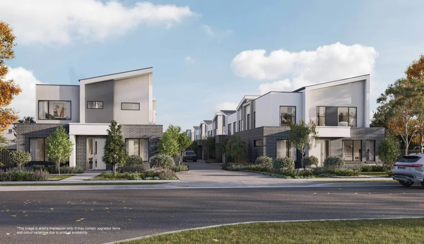 Desire Townhomes - Bayswater North Render