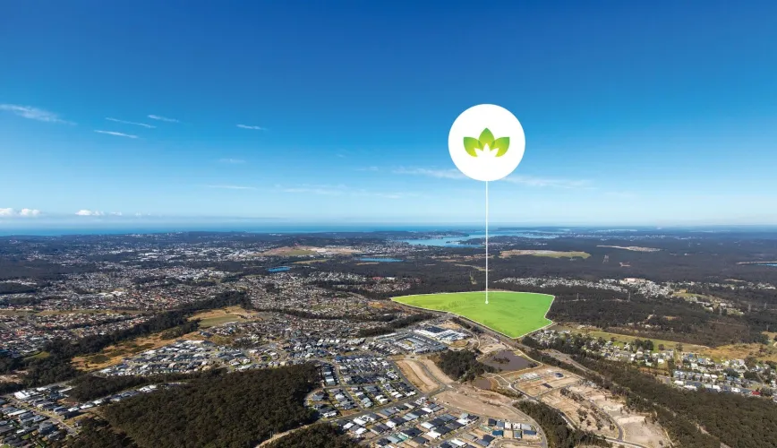 Cameron Grove Estate Southern Release - Edgeworth Aerial