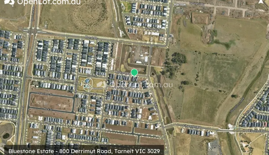 Satellite image for Bluestone Estate - 800 Derrimut Road, Tarneit VIC 3029