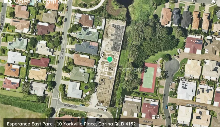 Satellite image for Esperance East Parc - 10 Yorkville Place, Carina QLD 4152