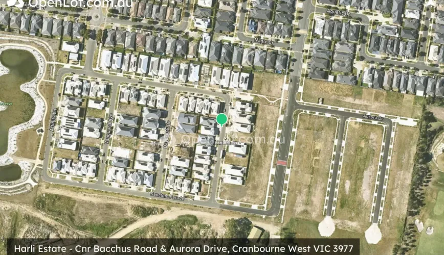 Satellite image for Harli Estate - End of Lindwall Drive, Cranbourne West VIC 3977