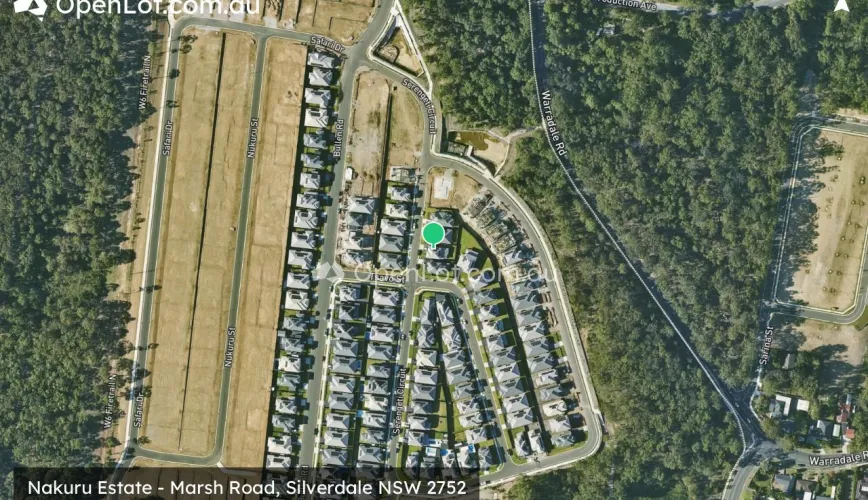Satellite image for Nakuru Estate - Marsh Road, Silverdale NSW 2752