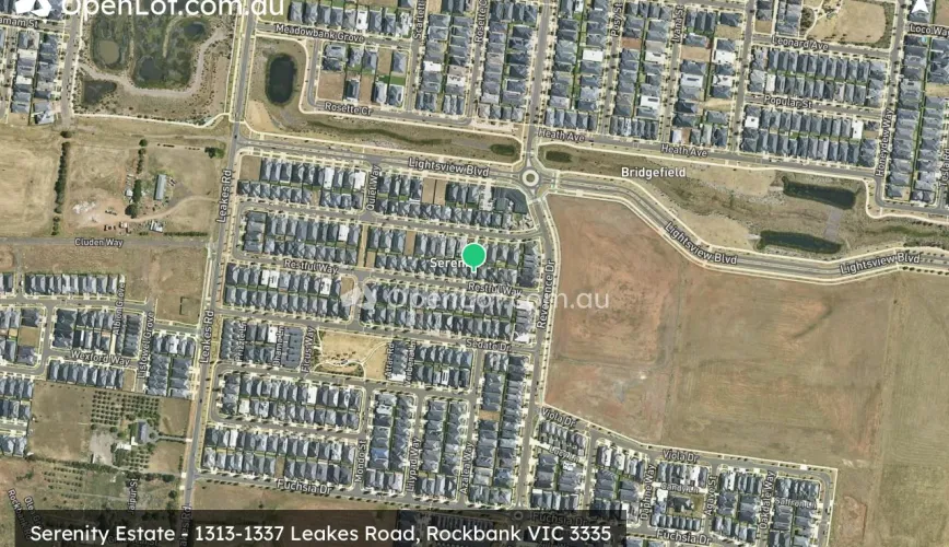 Serenity Estate - 1313-1337 Leakes Road, Rockbank VIC 3335 - Rockbank