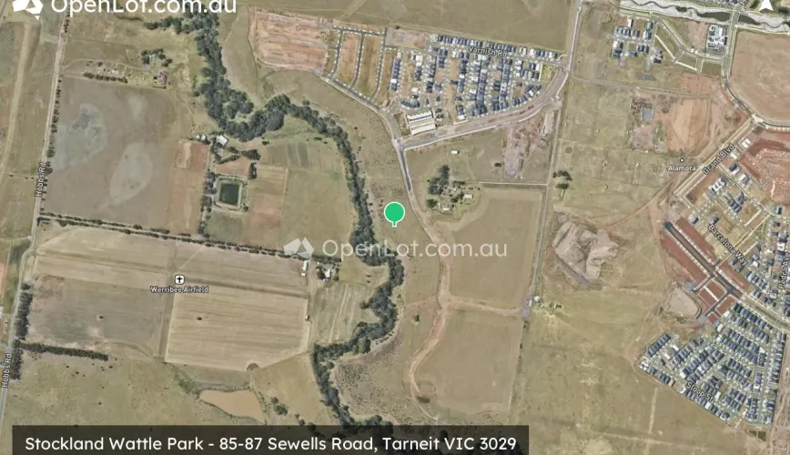 Satellite image for Stockland Wattle Park - 85-87 Sewells Road, Tarneit VIC 3029