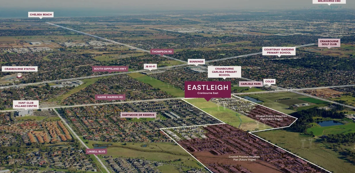 Eastleigh Estate - Cranbourne East Aerial