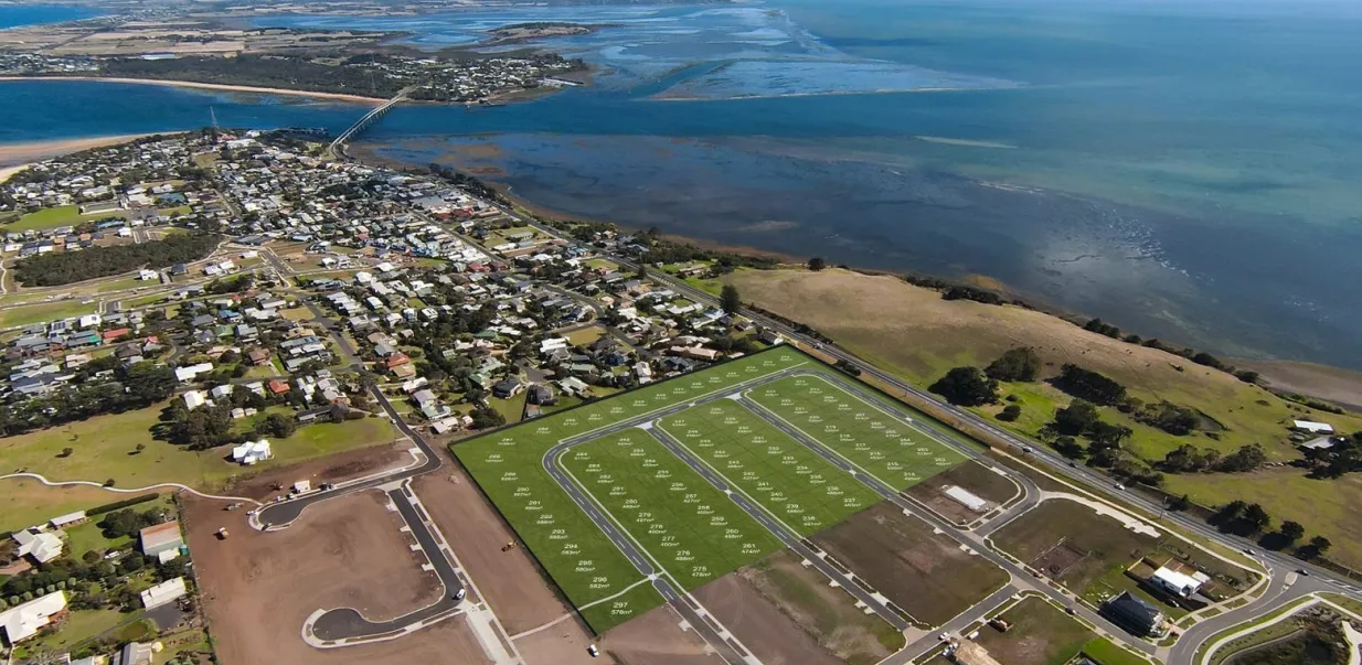 Edgewater Estate - San Remo Aerial