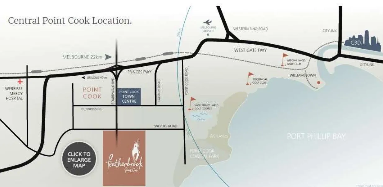 Featherbrook Estate - Point Cook location map