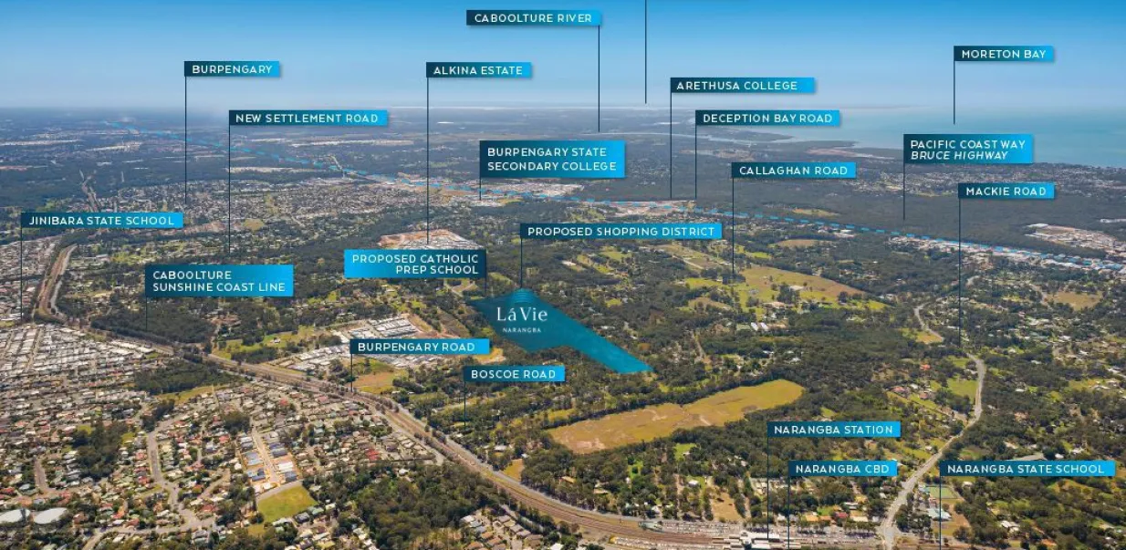 La Vie Estate - Narangba Aerial