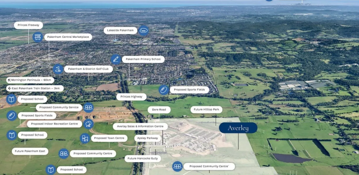 Stockland Averley - Nar Nar Goon North Aerial