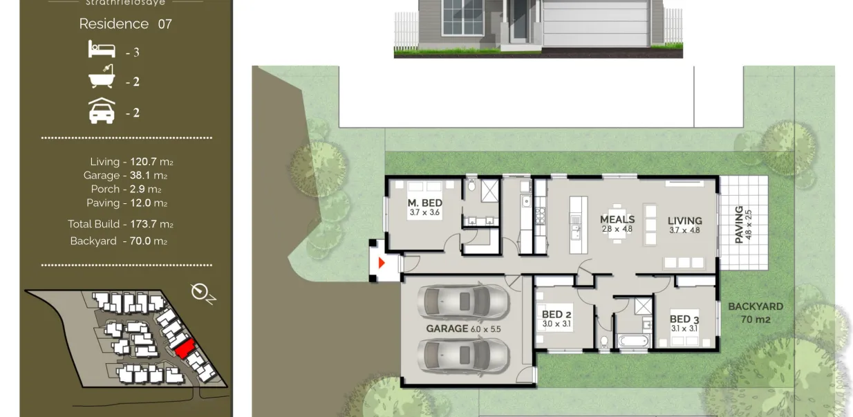 Brookwood Townhomes - Strathfieldsaye - Lot 7