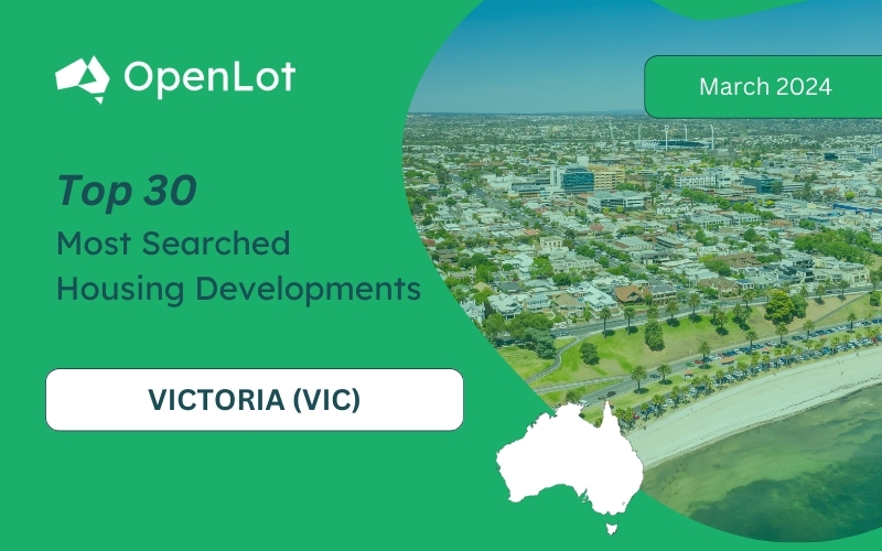 Victoria: Top 30 Most Searched Housing Developments (March 2024)