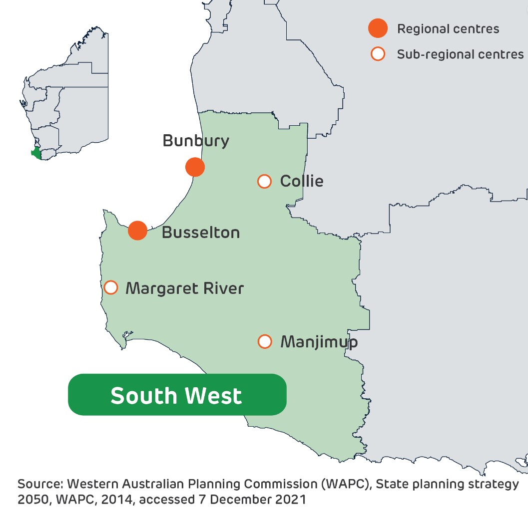 South West Regional Centres