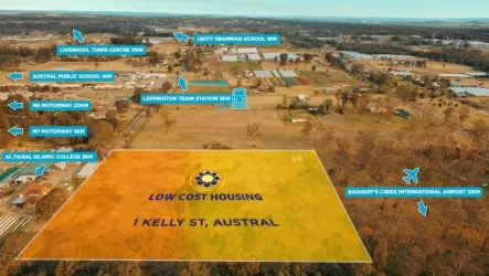 1 Kelly Street - Austral Aerial