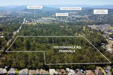 105 Fernvale Road - Fernvale Aerial
